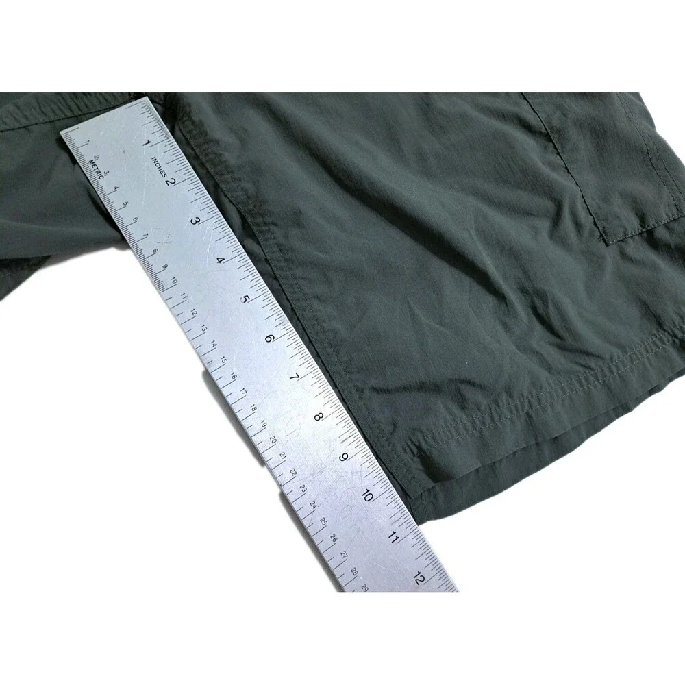 Columbia Cargo Shorts Men's 38 Silver Ridge Hiking Trail Green Nylon Fishing - Picture 9 of 9